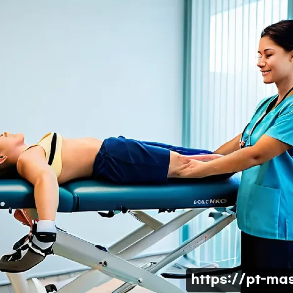 스포츠마사지사 업무 중 부상 예방 - **Image Prompt 1: Ergonomic Mastery in Sports Massage**
    A professional sports massage therapist,...